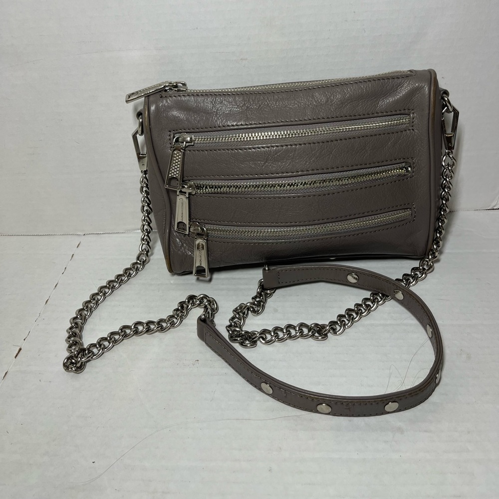 Rebecca Minkoff Mini Crossbody Bag Gray - Picture 2 of 12